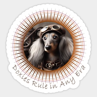 Doxies Rule Sticker